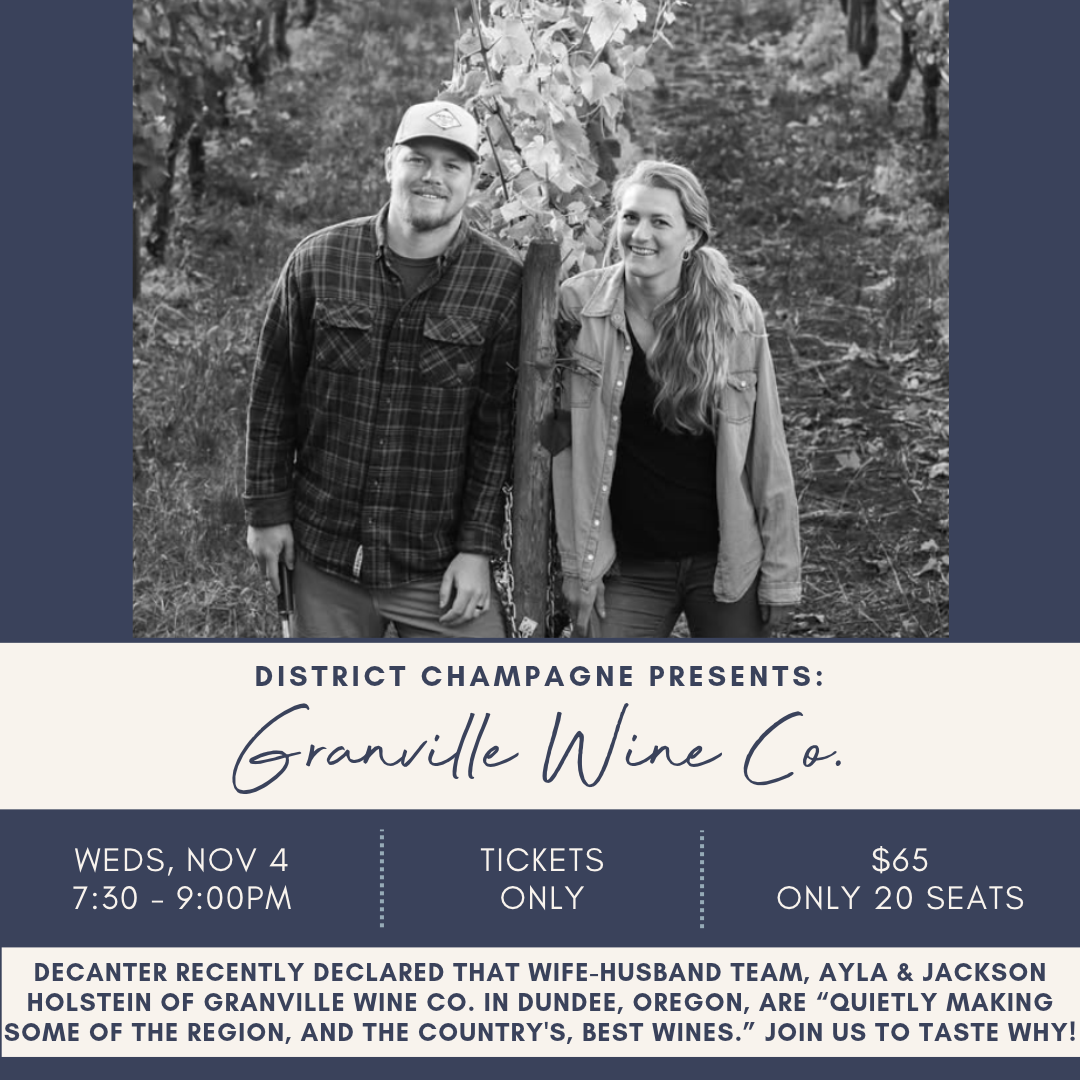 Master Class - Granville Wine Co. - Weds. Nov. 4th @ 7:30pm