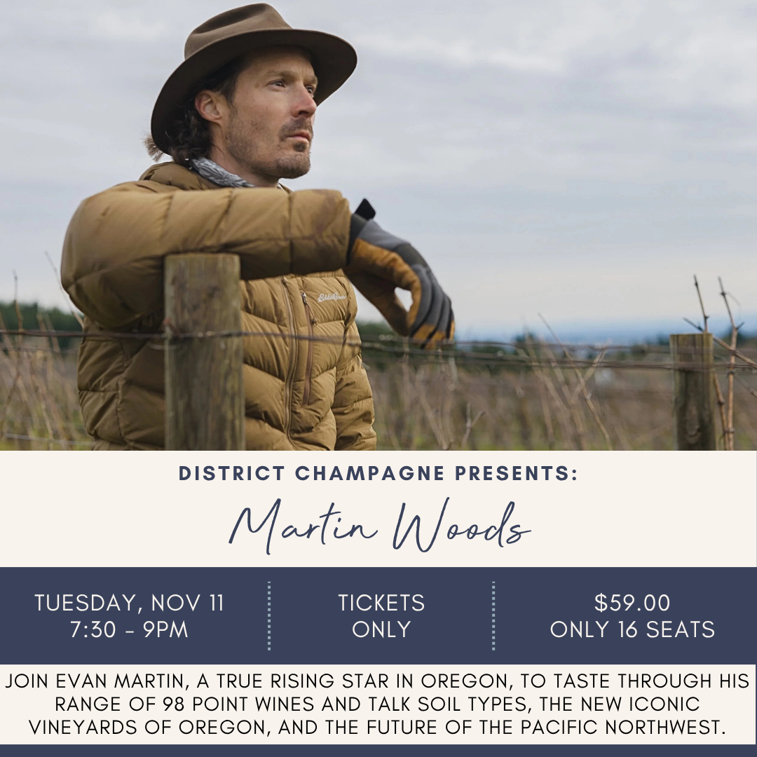 Martin Woods - Willamette Valley Master Class - TUESDAY 11/11 @ 7:30pm