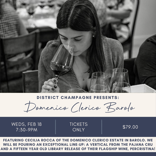 Domenico Clerico Barolo Master Class - Wednesday 2/18 7:30pm