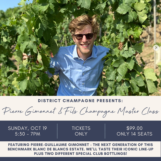 Pierre Gimonnet & Fils Champagne Master Class - SUNDAY 10/19 @ 5:30pm