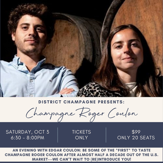 Master Class - Champagne Roger Coulon - Sat. Oct 3rd @ 6:30pm