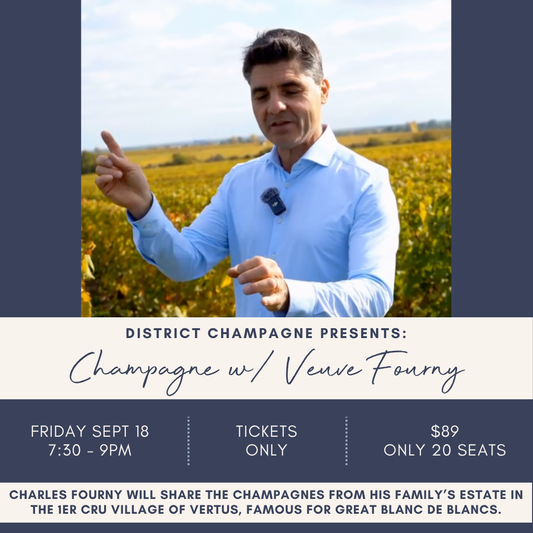 Master Class - Champagne Veuve Fourny - Friday, Sept 18th at 7:30pm